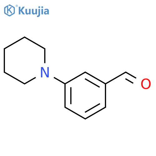 3-(piperidin-1-yl)benzaldehyde structure