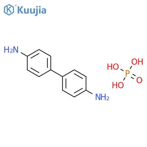 [1,1'-Biphenyl]-4,4'-diamine, phosphate (1:1) structure