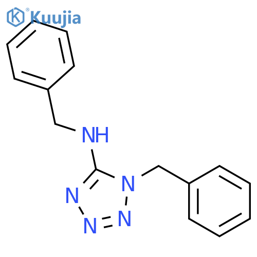 1H-Tetrazol-5-amine, N,1-bis(phenylmethyl)- structure