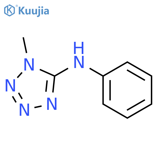 1H-Tetrazol-5-amine, 1-methyl-N-phenyl- structure