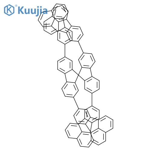 9,9'-SPIROBI[9H-FLUORENE], 2,2',7,7'-TETRA-8-FLUORANTHENYL- structure