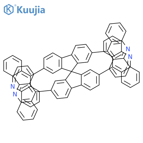 Acridine, 9,9',9'',9'''-(9,9'-spirobi[9H-fluorene]-2,2',7,7'-tetrayl)tetrakis- structure