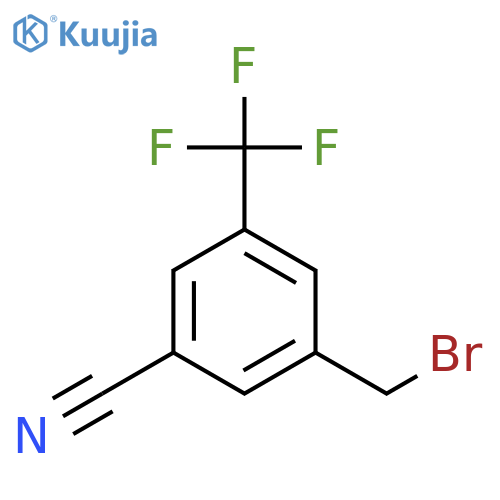 3-(Bromomethyl)-5-(trifluoromethyl)benzonitrile structure