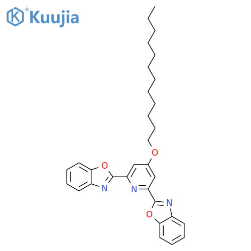 2,6-Bis(2-benzoxazolyl)-4-(dodecyloxy)pyridine structure