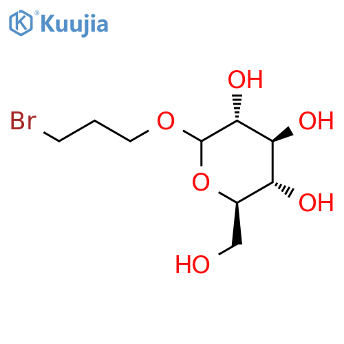 D-Glucopyranoside, 3-bromopropyl structure