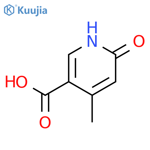 4-methyl-6-oxo-1,6-dihydropyridine-3-carboxylic acid structure