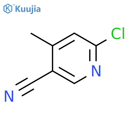 6-chloro-4-methylpyridine-3-carbonitrile structure