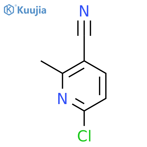 6-Chloro-2-methylnicotinonitrile structure