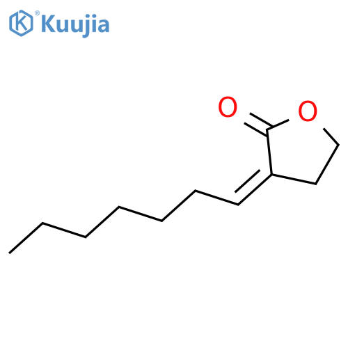 2(3H)-FURANONE, 3-HEPTYLIDENEDIHYDRO-, (E)- structure