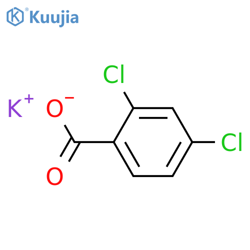 Benzoic acid, 2,4-dichloro-, potassium salt structure