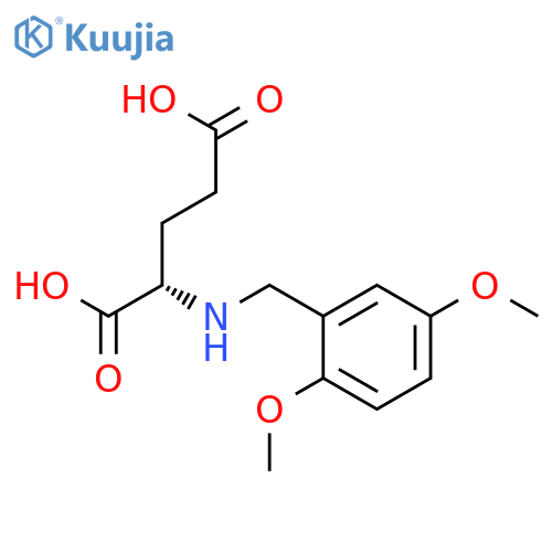 L-GLUTAMIC ACID, N-[(2,5-DIMETHOXYPHENYL)METHYL]- structure