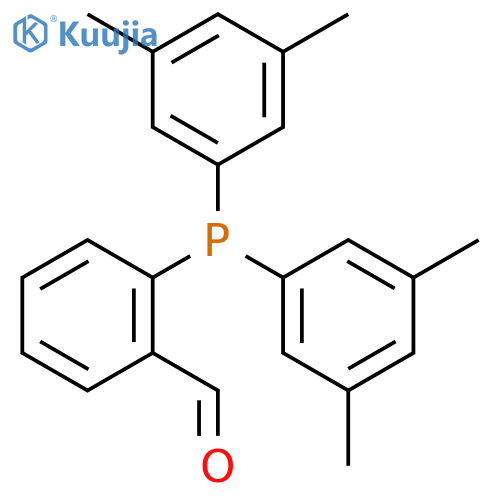 2-(Bis(3,5-dimethylphenyl)phosphino)benzaldehyde structure