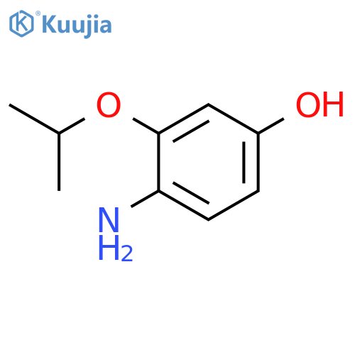 4-amino-3-(propan-2-yloxy)phenol structure