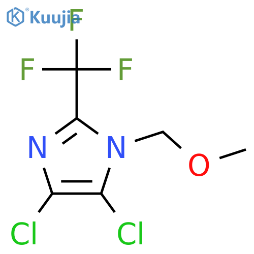 1H-IMIDAZOLE, 4,5-DICHLORO-1-(METHOXYMETHYL)-2-(TRIFLUOROMETHYL)- structure