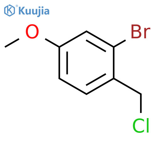 2-Bromo-4-methoxybenzyl Chloride 75% (+ regioisomers) structure