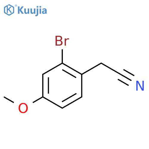 2-(2-bromo-4-methoxyphenyl)acetonitrile structure