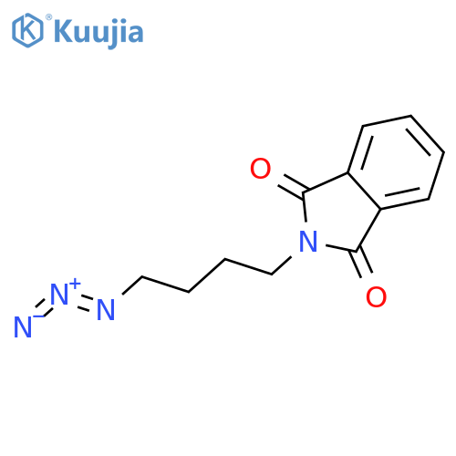 2-(4-azidobutyl)-2,3-dihydro-1H-isoindole-1,3-dione structure