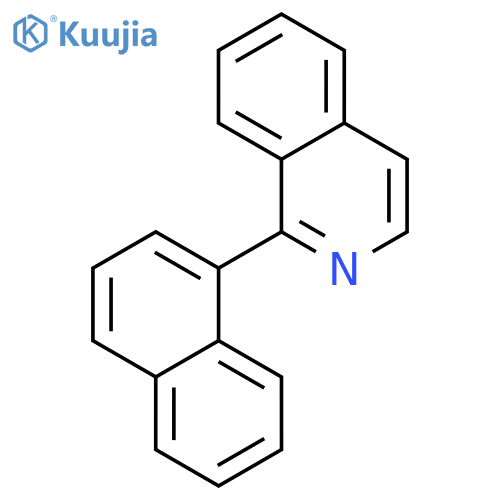 Isoquinoline, 1-(1-naphthalenyl)- structure