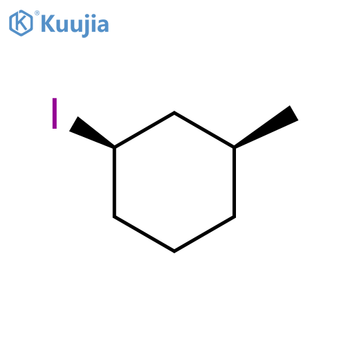 Cyclohexane, 1-iodo-3-methyl-, cis- structure