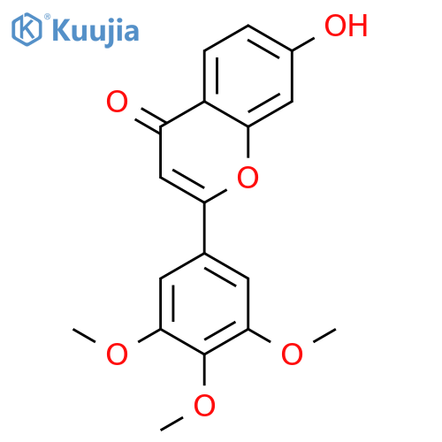 7-hydroxy-2-(3,4,5-trimethoxyphenyl)-4H-chromen-4-one structure