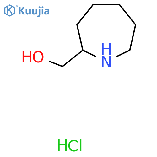 azepan-2-ylmethanol;hydrochloride structure