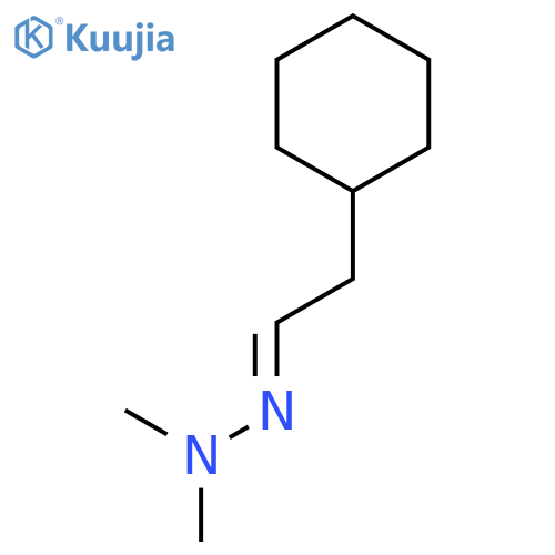 CYCLOHEXANEACETALDEHYDE, DIMETHYLHYDRAZONE, (E)- structure