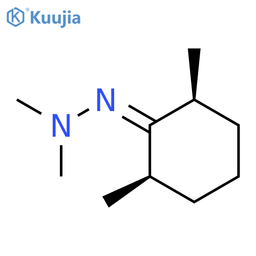 Cyclohexanone, 2,6-dimethyl-, dimethylhydrazone, cis- structure