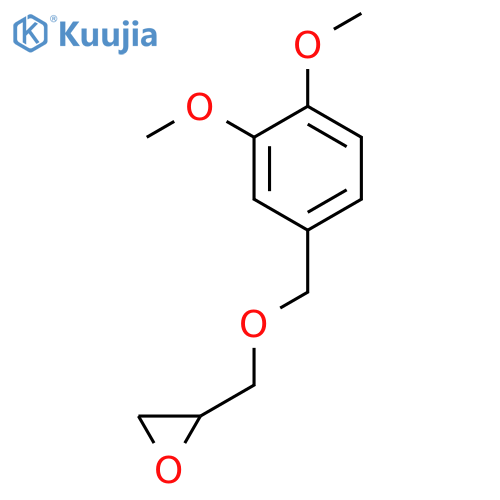 2-{(3,4-dimethoxyphenyl)methoxymethyl}oxirane structure