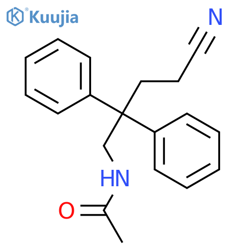 ACETAMIDE, N-(4-CYANO-2,2-DIPHENYLBUTYL)- structure
