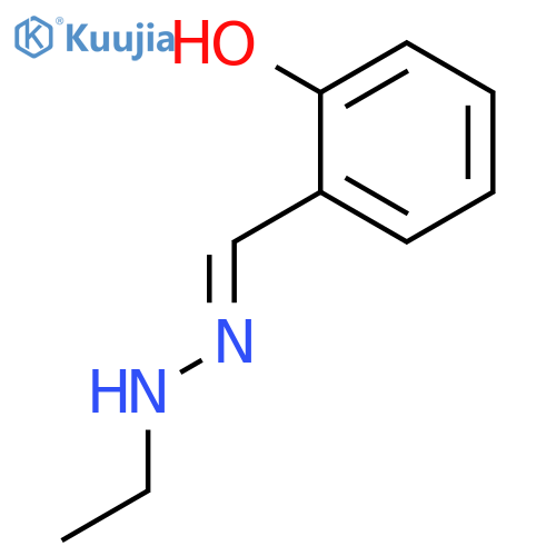 BENZALDEHYDE, 2-HYDROXY-, ETHYLHYDRAZONE, (E)- structure