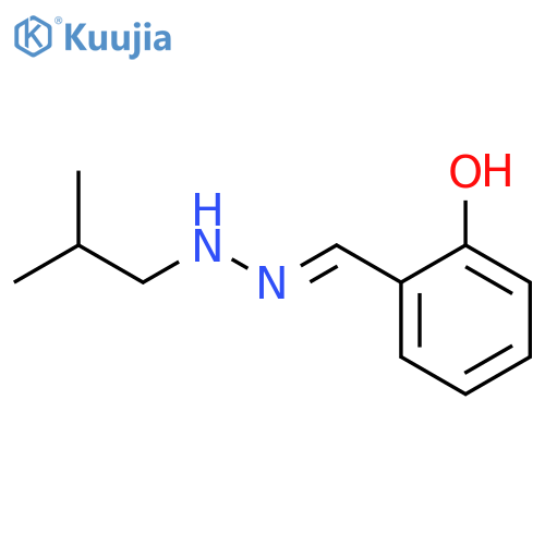 BENZALDEHYDE, 2-HYDROXY-, (2-METHYLPROPYL)HYDRAZONE, (E)- structure