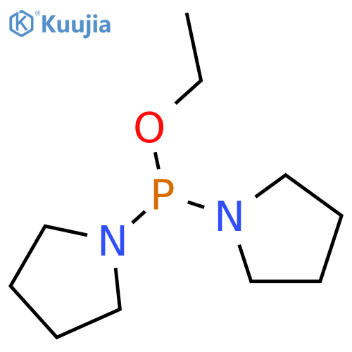 PHOSPHINOUS ACID, DI-1-PYRROLIDINYL-, ETHYL ESTER structure