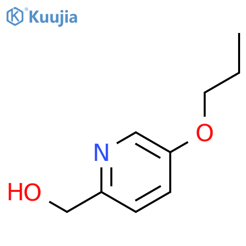 2-Hydroxymethyl-5-propoxypyridime structure
