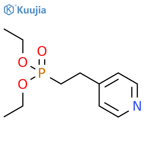 Phosphonic acid, [2-(4-pyridinyl)ethyl]-, diethyl ester structure