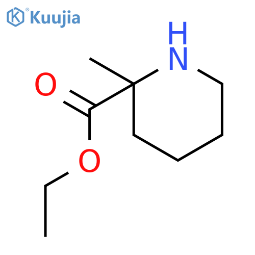 2-methyl-2-Piperidinecarboxylic acid ethyl ester structure