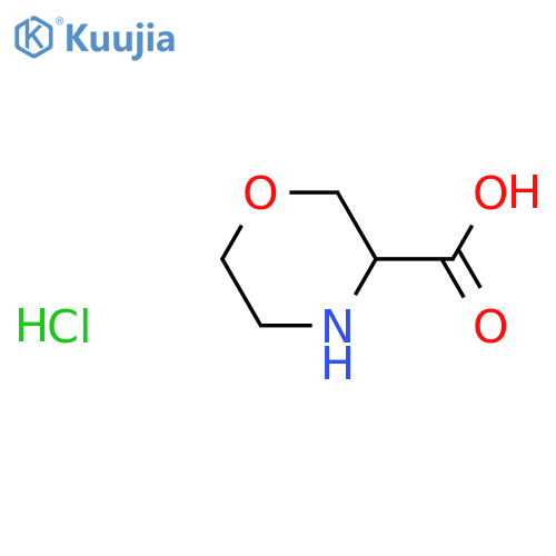 Morpholine-3-carboxylic acid hydrochloride structure