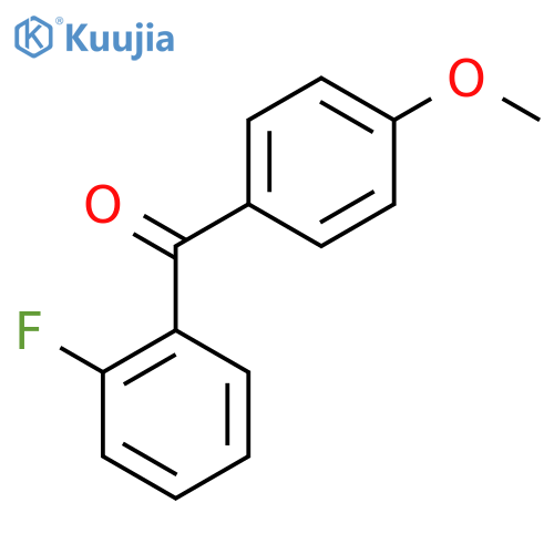 2-Fluoro-4'-methoxybenzophenone structure