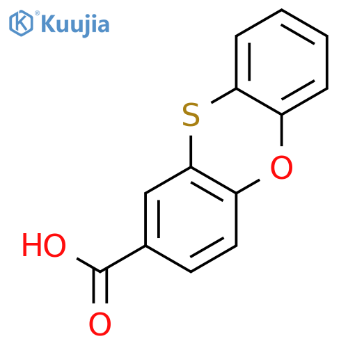 2-Phenoxathiincarboxylic acid structure