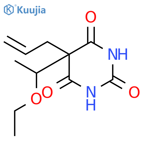 5-(1-ethoxyethyl)-5-(prop-2-en-1-yl)pyrimidine-2,4,6(1H,3H,5H)-trione structure