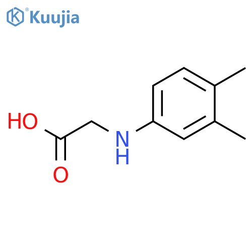 2-(3,4-Dimethylphenylamino)acetic acid structure