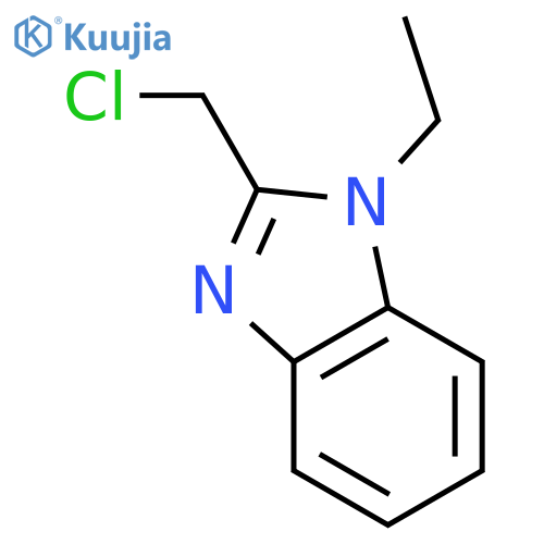 2-(Chloromethyl)-1-ethyl-1H-benzimidazole structure
