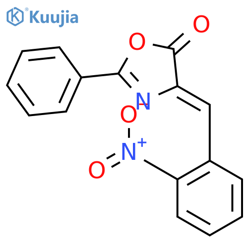 (Z)-4-(2-Nitrobenzylidene)-2-phenyloxazol-5(4H)-one structure
