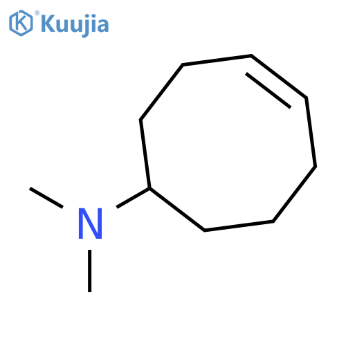4-Cycloocten-1-amine, N,N-dimethyl- structure