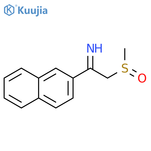 α-[(Methylsulfinyl)methyl]-2-naphthalenemethanimine structure