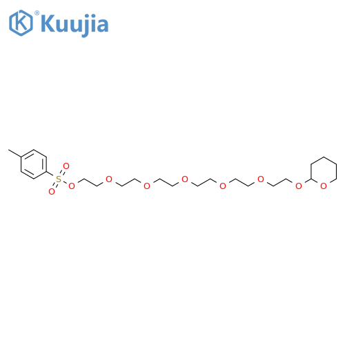 3,6,9,12,15-Pentaoxaheptadecan-1-ol,17-[(tetrahydro-2H-pyran-2-yl)oxy]-, 4-methylbenzenesulfonate structure