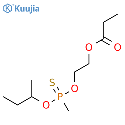 Phosphonothioicacid, methyl-, S-butyl O-[2-(1-oxopropoxy)ethyl] ester (9CI) structure