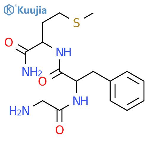 L-Methioninamide, glycyl-L-phenylalanyl- structure