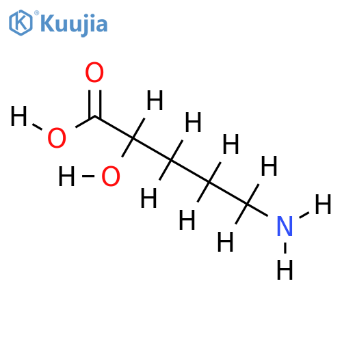 5-Amino-2-hydroxyvaleric Acid structure
