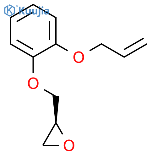 (2s)-3-(o-allyloxyphenoxy)-1,2-epoxypropane structure