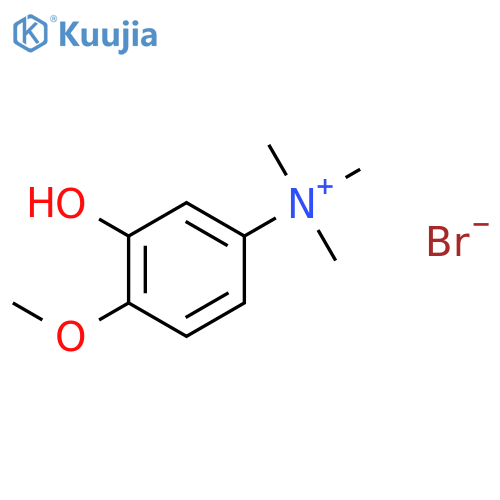 3-hydroxy-4-methoxy-N,N,N-trimethylanilinium bromide structure